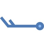 Wind Speed 13-17 icon in iOS Filled Style