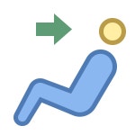 Escalator Down icon in Office Style