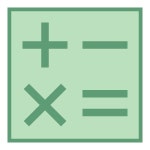 Math Book icon in iOS Style