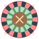 Roulette icon in Office L Style
