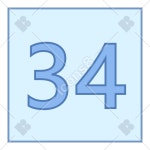 34 icon in Office L Style