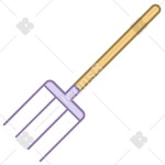 Pitchfork icon in Office L Style