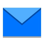 Email transparent icon in Simple Small Style