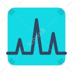 ECG icon in Parakeet Style