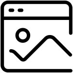 Web Analytics icon in iOS Glyph Style