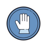 Disclaimer icon in Blue UI Style
