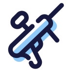 Paintball Gun icon in iOS Filled Style