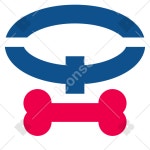 Dog Collar Stencil icon in PNG, SVG