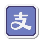 Wallet symbols and icons in Stickers Style, PNG, SVG