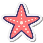 Starfish icon in Office S Style