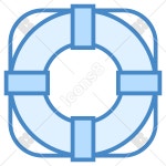 Preserve symbols and icons in Blue UI Style, PNG, SVG