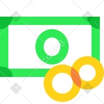 Cash Water Color icon in PNG, SVG