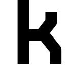 K Lowercase icon in Windows Metro Style