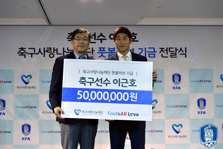 축구계와 스포츠계, 함께하는 희망의 성금 릴레이 - 대한축구협회와 김도영 선수, 희망 손 내밀어