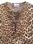 [가니]가니 여성 레오파드 프린트 미니 원피스 F9758 943 Animalier /15 645443 [W CONCEPT]
