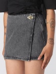 [해외배송] GANNI 여성 스커트 J1255 256 블랙 /6 - 리본즈(REEBONZ)
