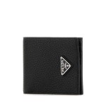 PRADA(프라다) 프라다 남성 블랙 가죽 반지갑 2MO5132E54 F0002 | 신세계V [PRADA]프라다 남성 블랙 가죽 반지갑 2MO5132E54 F0002  - 
