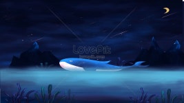 고래의 꿈 일러스트 디자인 일러스트 무료 다운로드 - Lovepik 고래의 꿈 일러스트 디자인