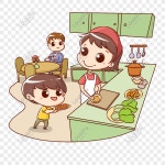 주방 깨끗하고 건강한 PNG 일러스트 무료 다운로드 - Lovepik 주방 깨끗하고 건강한