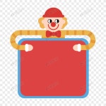 빨간 모자 광대 테두리 PNG 일러스트 무료 다운로드 - Lovepik 빨간 모자 광대 테두리