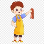 청소하는 소년 PNG 일러스트 무료 다운로드 - Lovepik 청소하는 소년