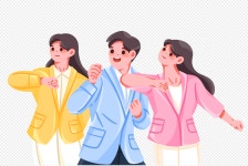  파티에 참여할 활동적인 청소년