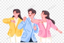  파티에 참여할 활동적인 청소년