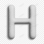  3d 인쇄 3d 편지 H