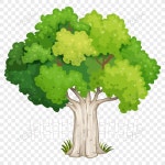 큰 녹색 나무 PNG 일러스트 및 벡터 이미지 | 무료 다운로드 - Lovepik