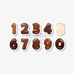  크리 에이 티브 디저트 스타일 번호