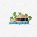 리조트 PNG 일러스트 무료 다운로드 - Lovepik 리조트