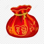 복 주머니 PNG 일러스트 무료 다운로드 - Lovepik 복 주머니