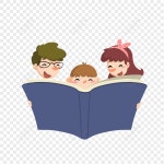 가족이 책을 읽는다. PNG 일러스트 무료 다운로드 - Lovepik 가족이 책을 읽는다.