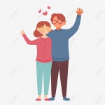 커플 PNG 일러스트 무료 다운로드 - Lovepik 커플