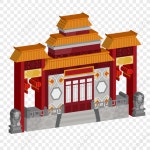 3d 궁전 입구 PNG 일러스트 무료 다운로드 - Lovepik 3d 궁전 입구