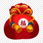 복 주머니 PNG 일러스트 무료 다운로드 - Lovepik 복 주머니
