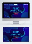 블루 유체 랜딩 페이지 Ui 디자인 이미지 _사진 465501113 무료 다운로드_lovepik.com 블루 유체 랜딩 페이지 Ui 디자인