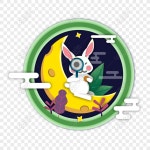 중순 가을 축제 손으로 그린 원래 종이 컷 바람, 작은 달 토끼, 달 케이크를 먹는다 PNG 일러스트 무료 다운로드 - Lovepik 중순 가을 축제 손으로... 