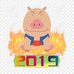 2019 돼지 불꽃 그라데이션 만화 PNG 일러스트 무료 다운로드 - Lovepik 2019 돼지 불꽃 그라데이션 만화