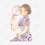 절반 얼굴 궁전 팬 보라색 Cheongsam을 착용하는 여자 PNG 일러스트 무료 다운로드 - Lovepik 절반 얼굴 궁전 팬 보라색 Cheongsam을... 