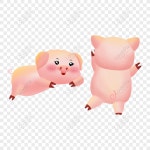 손으로 그린 만화 돼지 장식 재료 PNG 일러스트 무료 다운로드 - Lovepik 손으로 그린 만화 돼지 장식 재료