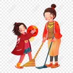 청소 엄마와 딸 장식 무료 자료 PNG 일러스트 무료 다운로드 - Lovepik 청소 엄마와 딸 장식 무료 자료