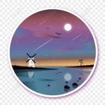 미니멀 별이 빛나는 바다 풍경 그림 배경 자료 PNG 일러스트 무료 다운로드 - Lovepik 미니멀 별이 빛나는 바다 풍경 그림 배경 자료