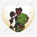 손으로 그려진 어린 소녀가 아버지의 디자인에 키스 PNG 일러스트 무료 다운로드 - Lovepik 손으로 그려진 어린 소녀가 아버지의 디자인에 키스