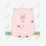 풀밭에 앉아있는 뚱뚱한 돼지, 부드럽고 사랑스러운 PNG 일러스트 무료 다운로드 - Lovepik 풀밭에 앉아있는 뚱뚱한 돼지, 부드럽고 사랑스러운