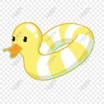 여름 노란 오리 수영 동그라미 일러스트 레이션 PNG 일러스트 무료 다운로드 - Lovepik 여름 노란 오리 수영 동그라미 일러스트 레이션