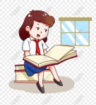  학교 계절의 시작 부분에 공부를위한 어린 소녀 그림
