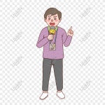 리포터, 02 면접 핸드 페인팅 보도 PNG 일러스트 무료 다운로드 - Lovepik 리포터, 02 면접 핸드 페인팅 보도