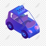  3d 스테레오 효과 자동차 벡터 일러스트 레이션