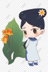  궁전 캐릭터, 궁전 소녀, 일러스트
